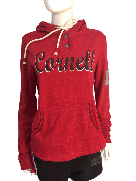 Cornell Women’s Double Fleece Hoodie | Bear Necessities Online Store