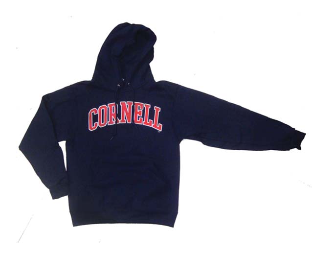 Cornell Arch Hooded Sweatshirt-Navy | Bear Necessities Online Store