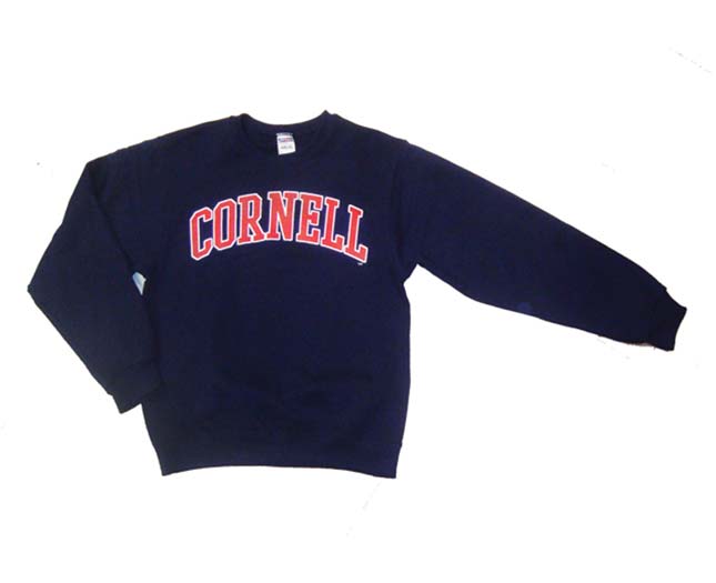 Cornell Mid Weight Sweatshirt Arched Navy   Bear Necessities