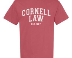Cornell Law Crimson Tee-CLSA Prebook