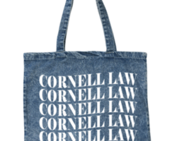 Cornell Law Denim Tote