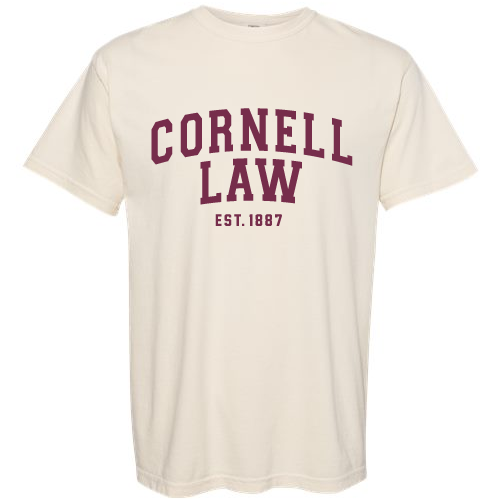 Cornell Law Ivory Tee-CLSA Prebook